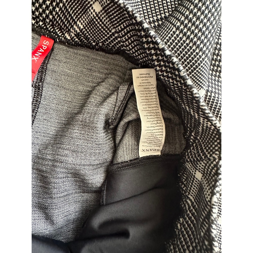 SPANX Gray Plaid Wide Leg Pants - Picture 4 of 6